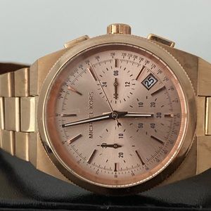 Michael Kors Rose Gold Channing MK 5927 Watch-Used